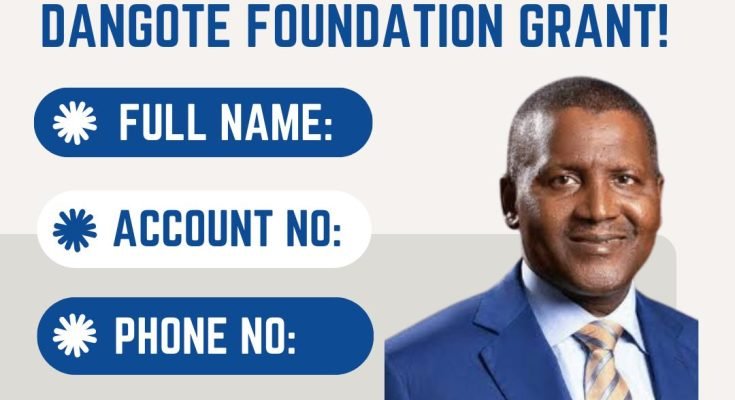 Dangote Foundation Business Grant